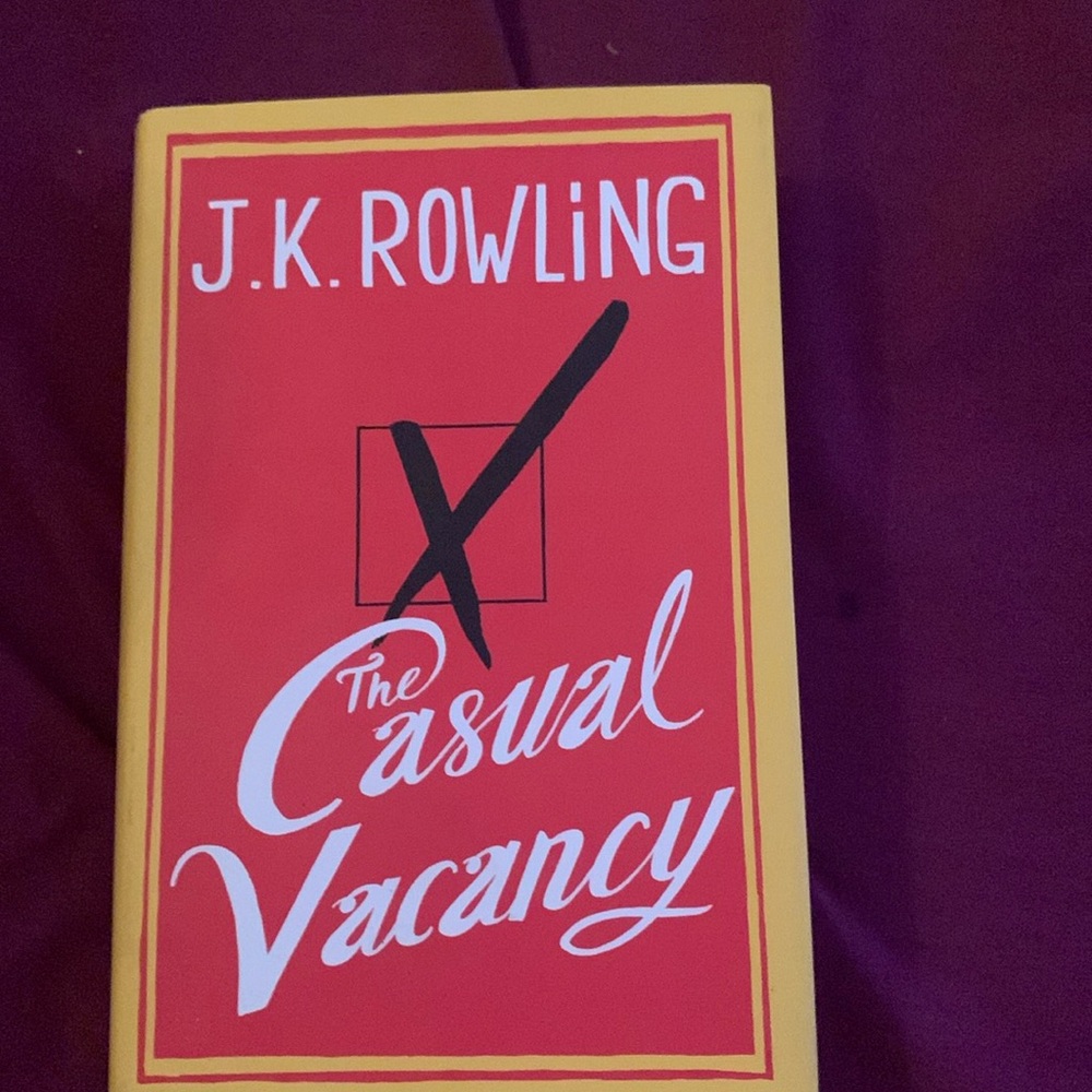 J.K Rowling The Casual Vacancy Mint Hardcover novel Harry Potter Author